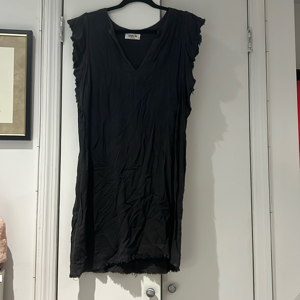 Sam & Lavi black shirt dress